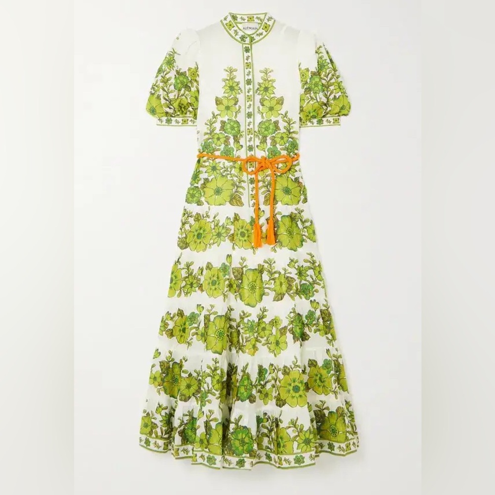 ALEMAIS wallis belted floral dress